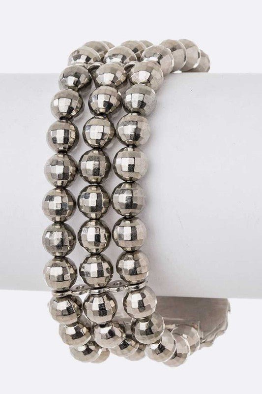 Crystal Softball Iconic Stretch Bracelet - Loving It Shop