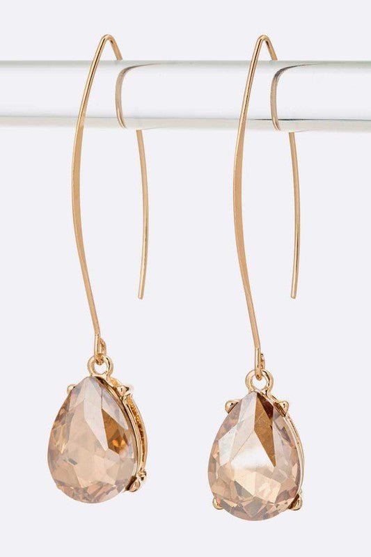 Euro Wire Teardrop Earrings - Loving It Shop