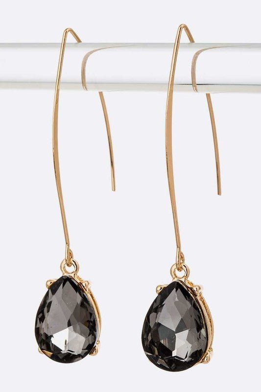 Euro Wire Teardrop Earrings - Loving It Shop
