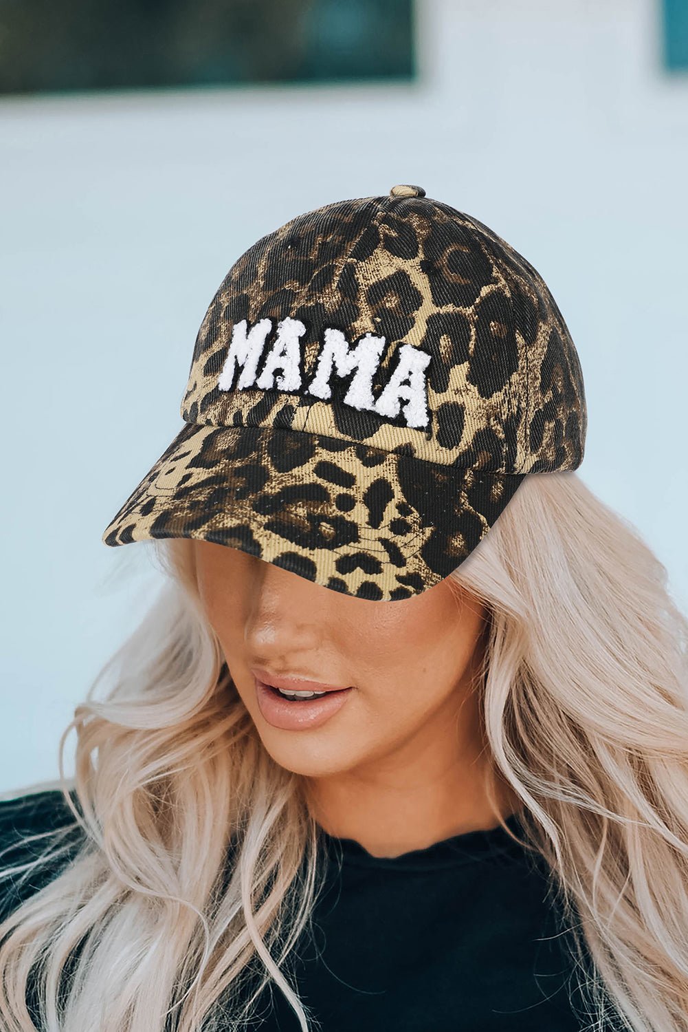 Leopard MAMA Embroidered Leopard Baseball Cap - Loving It Shop