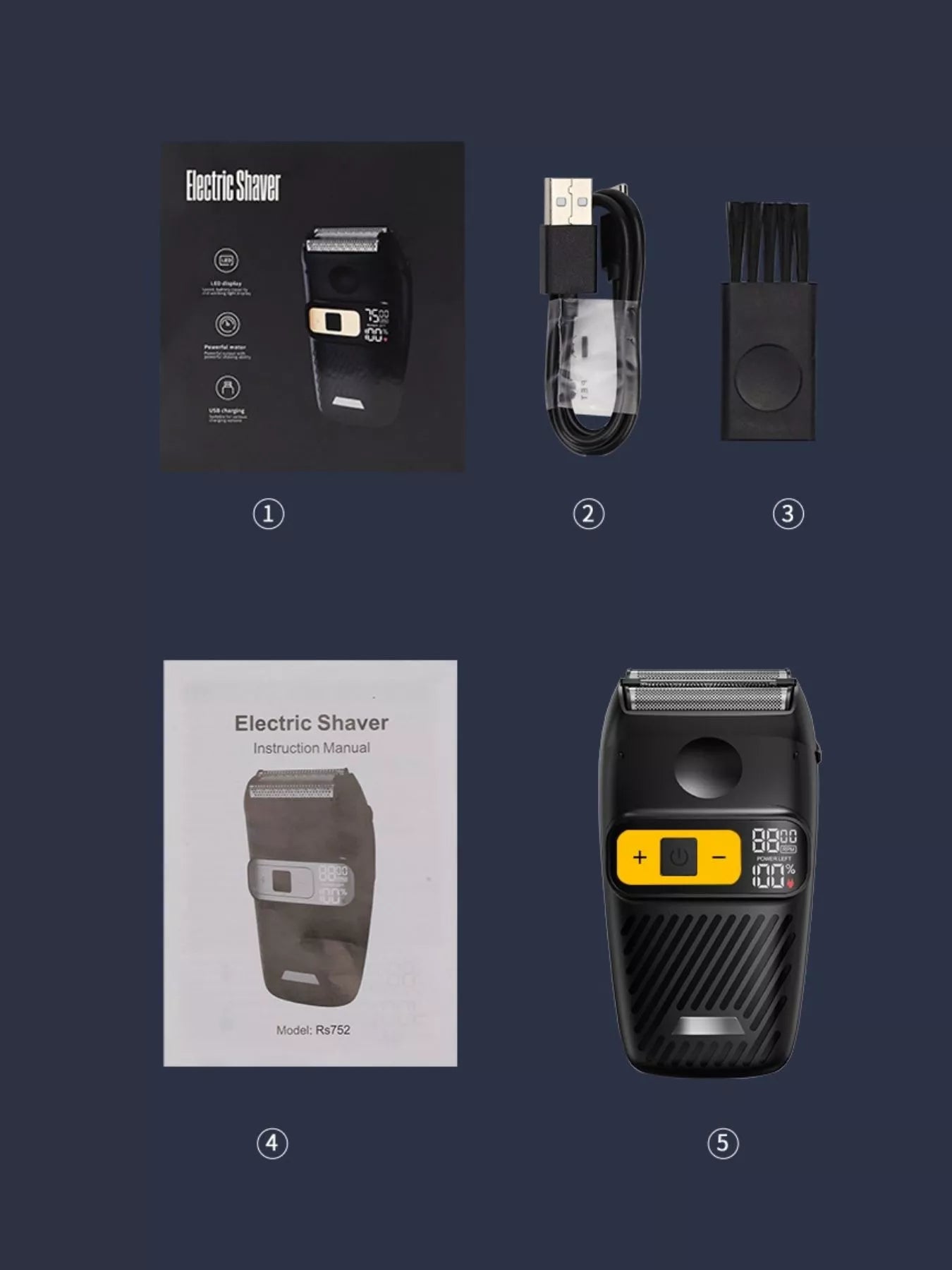 Rechargeable Electric Shaver - Loving It Shop