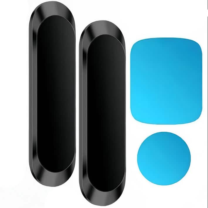 2-Pack: Super Magnetic Car Phone Holder – Black, Compact &amp; Secure Grip