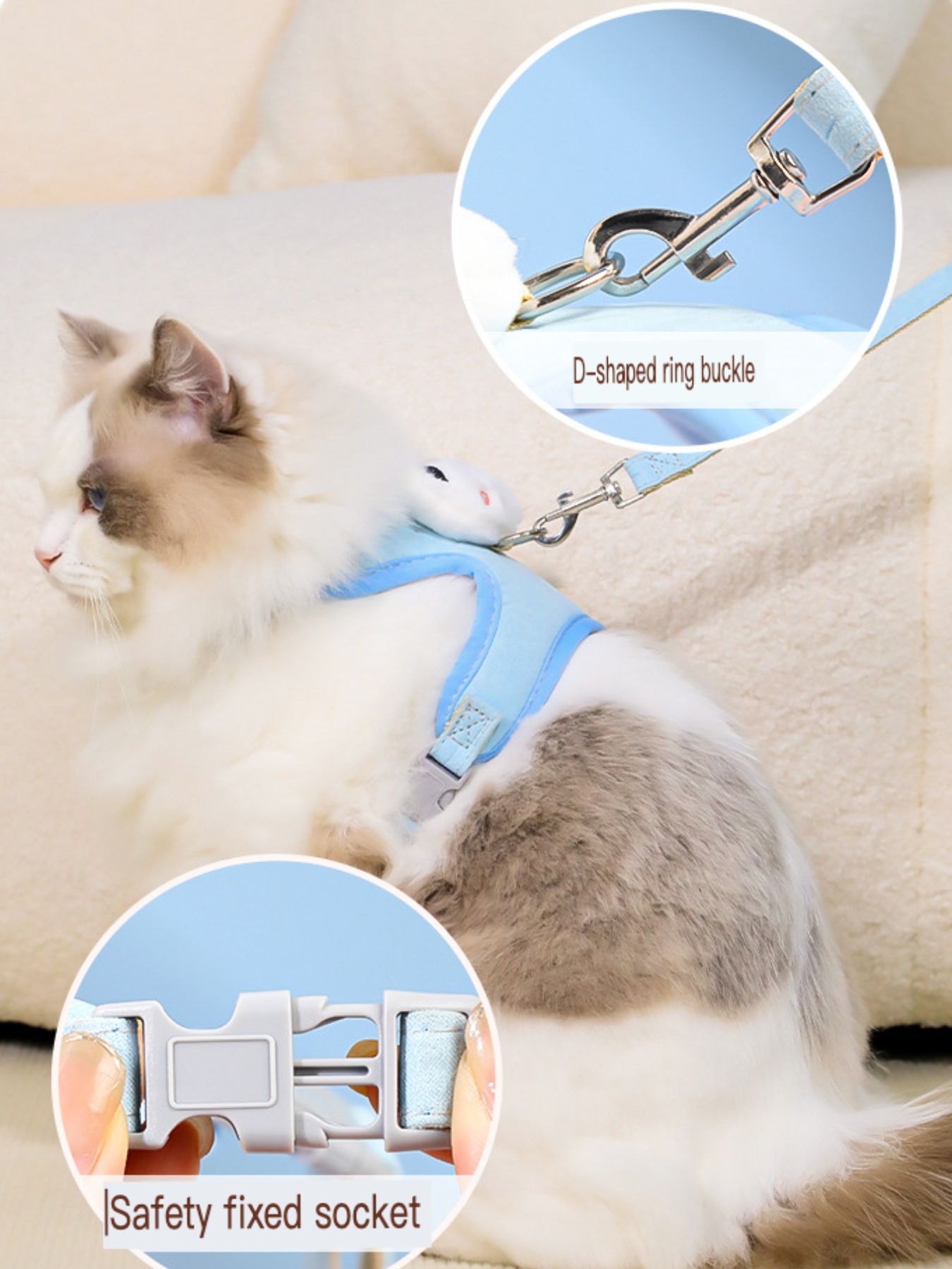 Animal Decor Breathable Mesh Pet Harness - Loving It Shop