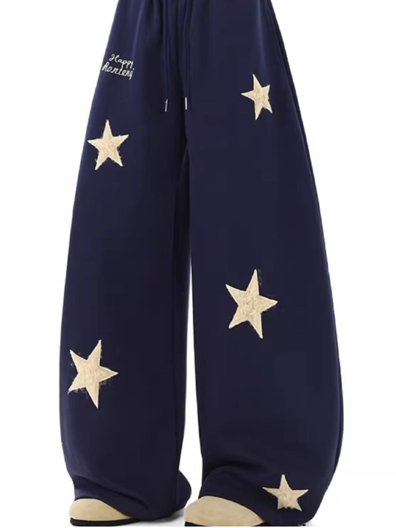 Men's Star Wide Leg Sweatpants