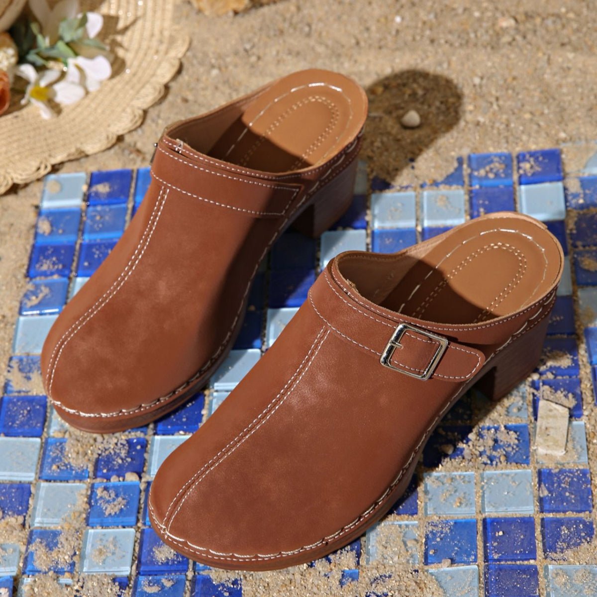 Round Toe Platform Slip - Ons - Loving It Shop