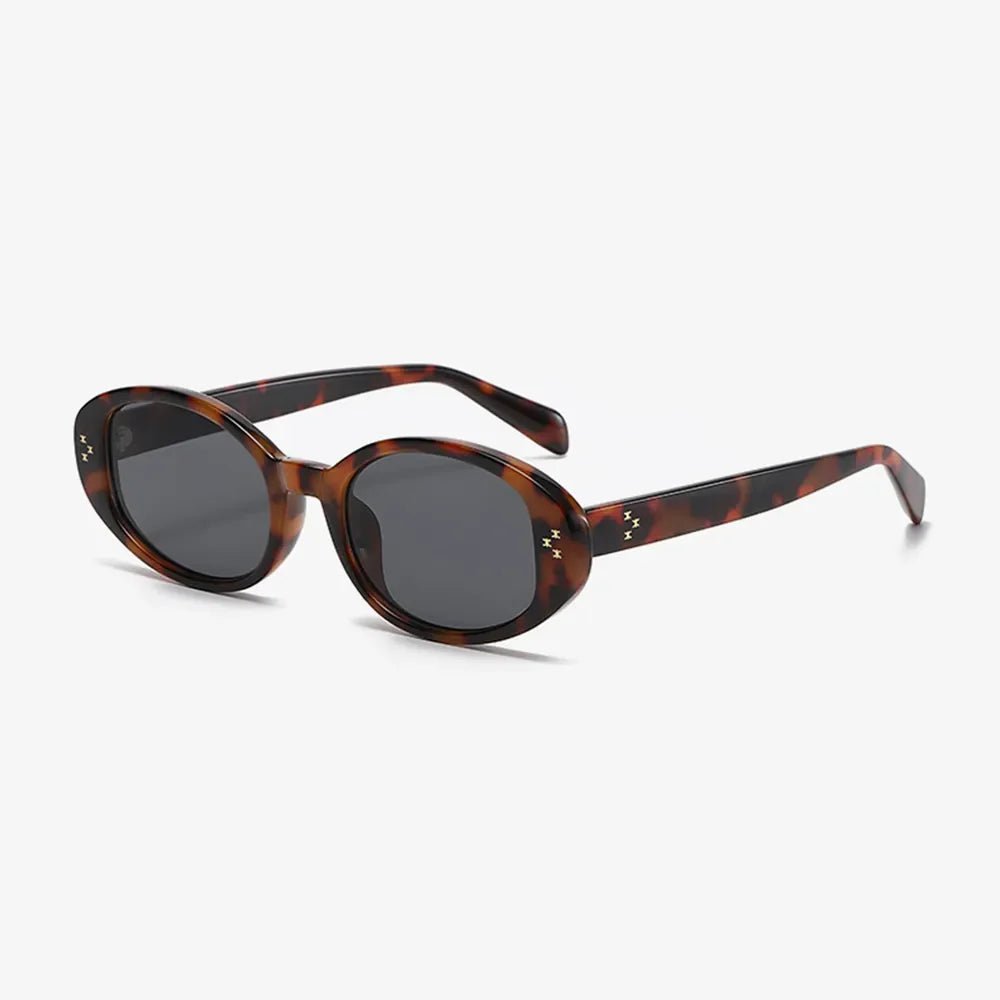 Polycarbonate Frame Oval Sunglasses - Loving It Shop