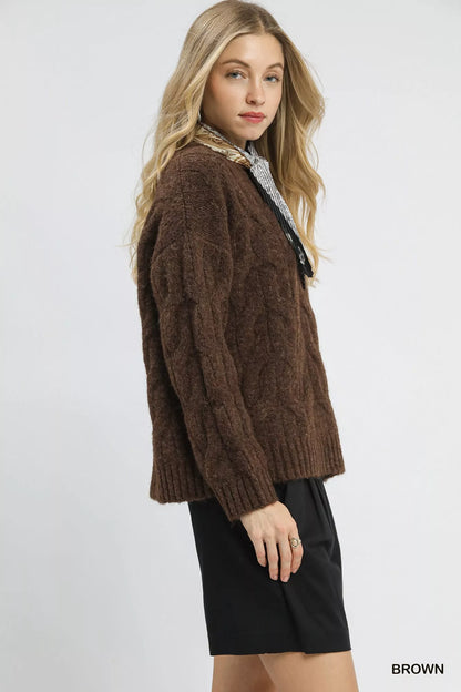 Cable Knit Cozy Sweater