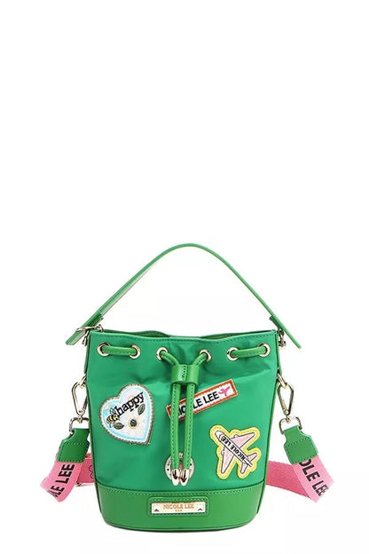 Color Patch Bucket Bag