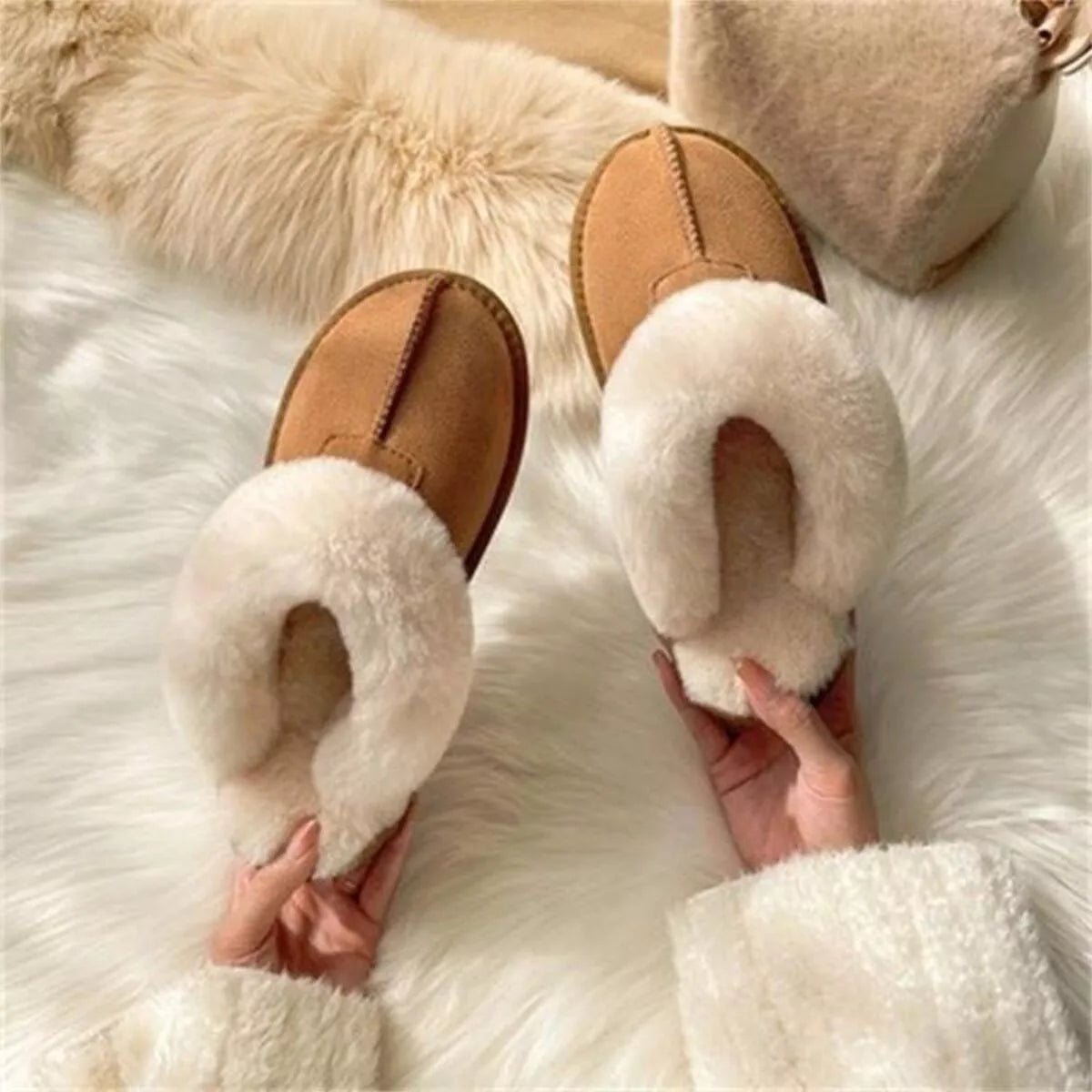 Cozy Plush - Lined Slippers - Loving It Shop
