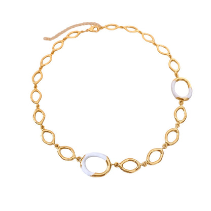 Hollow Bracelet Necklace And Earrings Suite