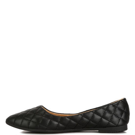 Rikhani Quilted Detail Ballet Flats