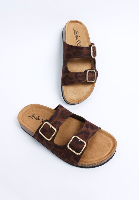 Gloriosa The Double Strap Slide Sandals