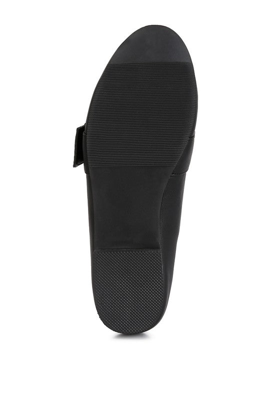 Saskia Pin Buckle Detail Loafers - Loving It Shop