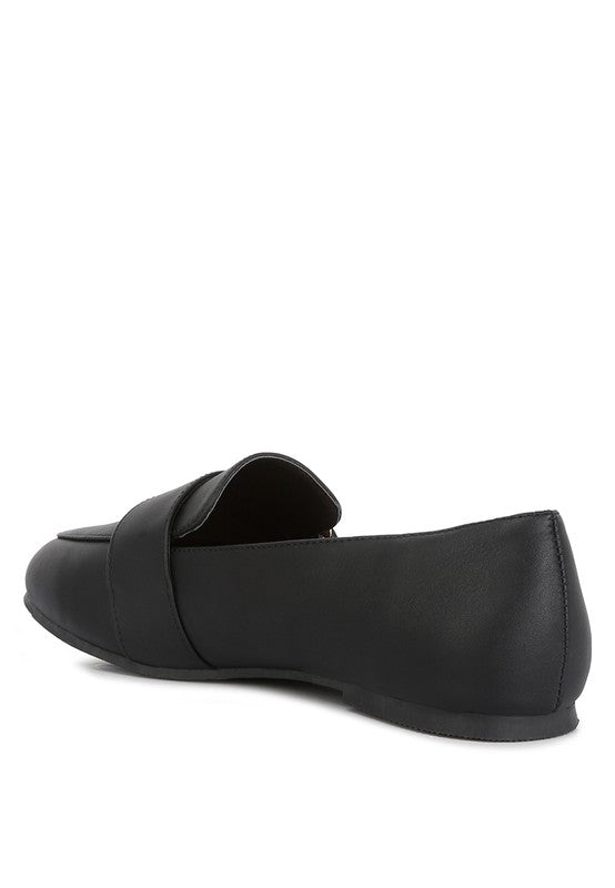 Saskia Pin Buckle Detail Loafers - Loving It Shop
