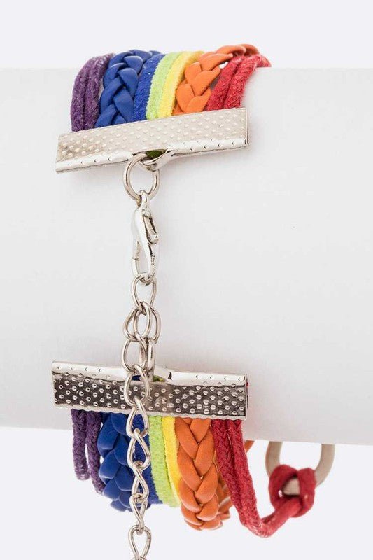 PRIDE LGBT Layered Bracelet - Loving It Shop