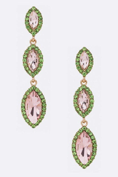 Crystal Drop Statement Earrings - Loving It Shop