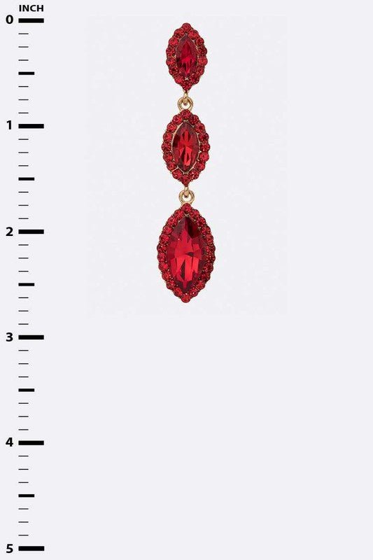 Crystal Drop Statement Earrings - Loving It Shop