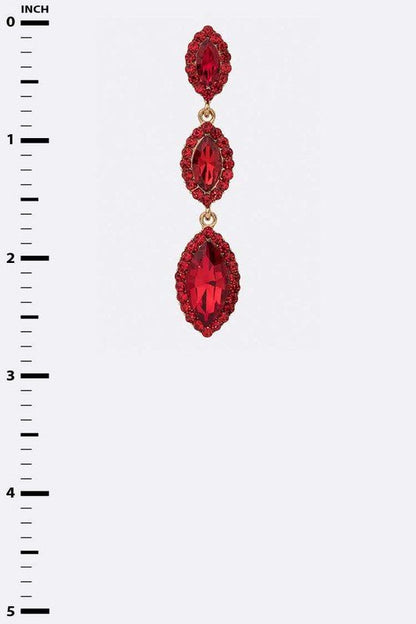 Crystal Drop Statement Earrings - Loving It Shop