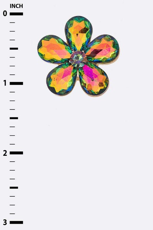 Crystal Flower Iconic Earrings - Loving It Shop