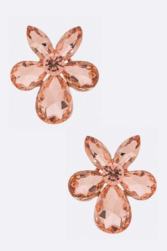 Crystal Flower Iconic Earrings - Loving It Shop