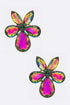 Crystal Flower Iconic Earrings - Loving It Shop