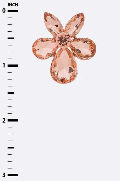 Crystal Flower Iconic Earrings - Loving It Shop