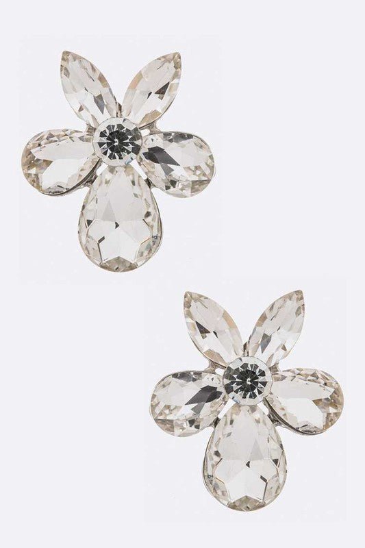 Crystal Flower Iconic Earrings - Loving It Shop