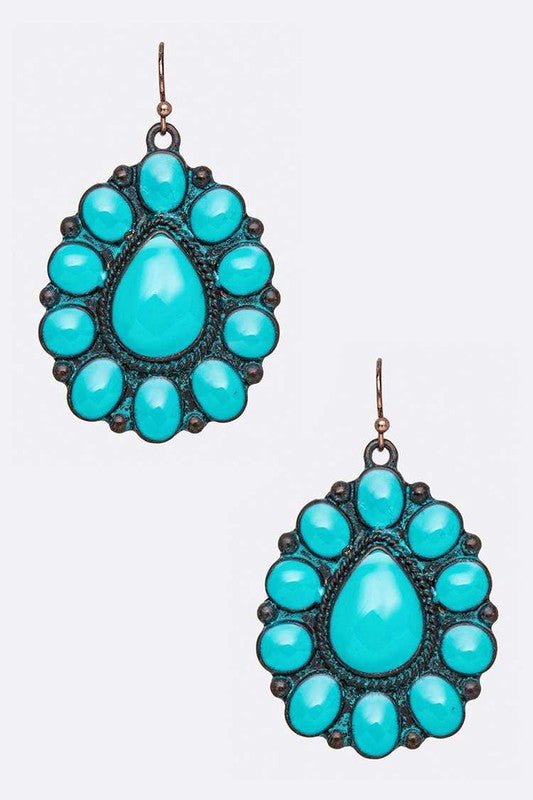 Enamel Western Fashion Earrings - Loving It Shop
