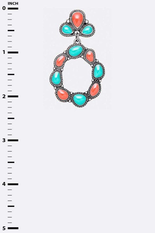 Enamel Color Fashion Drop Earrings - Loving It Shop