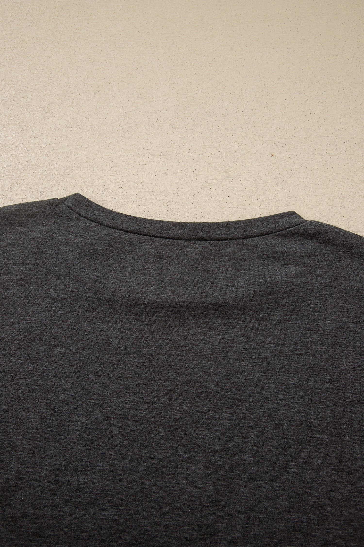 Carbon Grey YEE HAW Boots STATE OF MIND Fringed Sleeve Tee