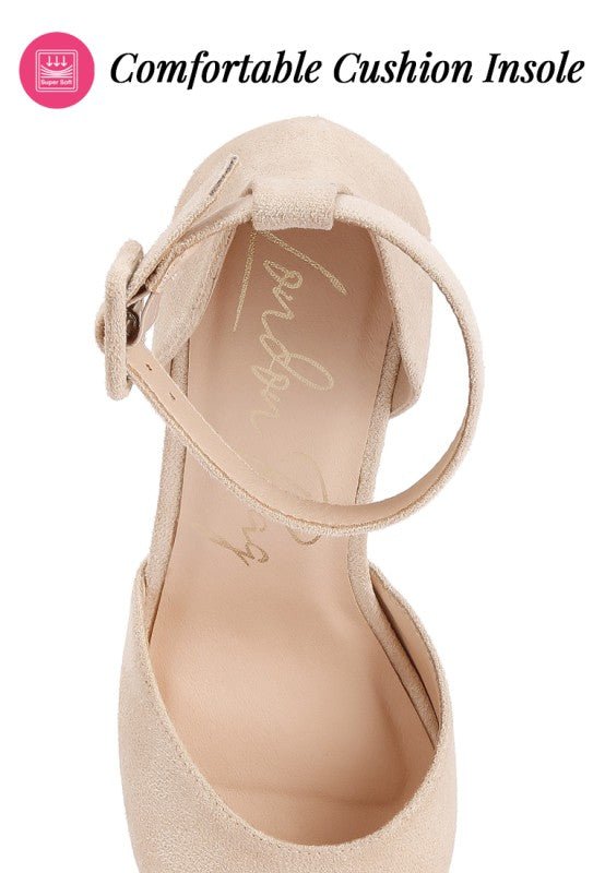 Inigo Interchangeable Ankle Strap Platform Sandals - Loving It Shop