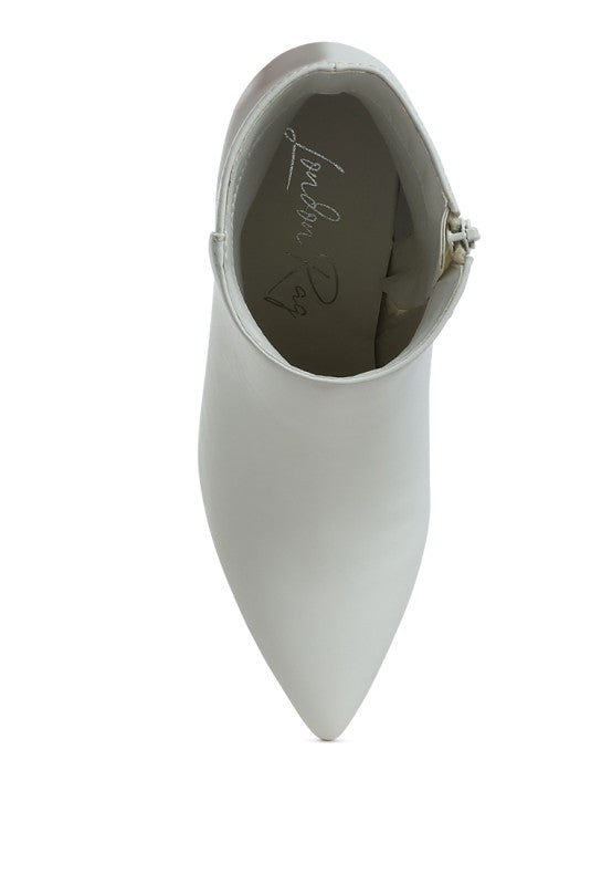 Migelo Faux Leather Ankle Boots