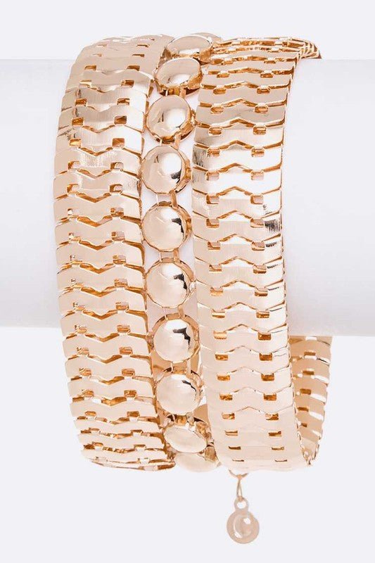 Coil Chain Designed Bracelet - Loving It Shop