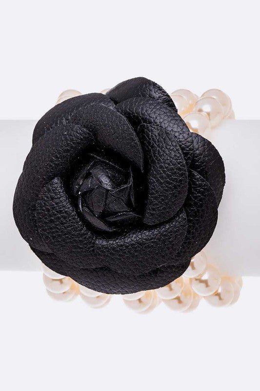 Camelia Rose Pearl Layer Stretch Bracelet - Loving It Shop