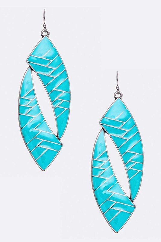 Enamel Iconic Earrings - Loving It Shop