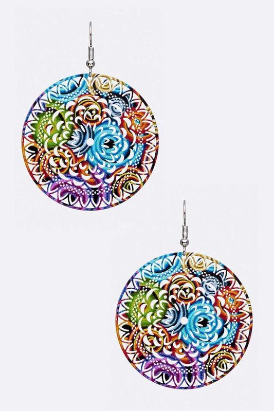 Medalla Color Filigree Earrings - Loving It Shop