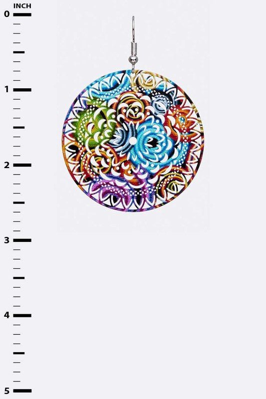 Medalla Color Filigree Earrings - Loving It Shop