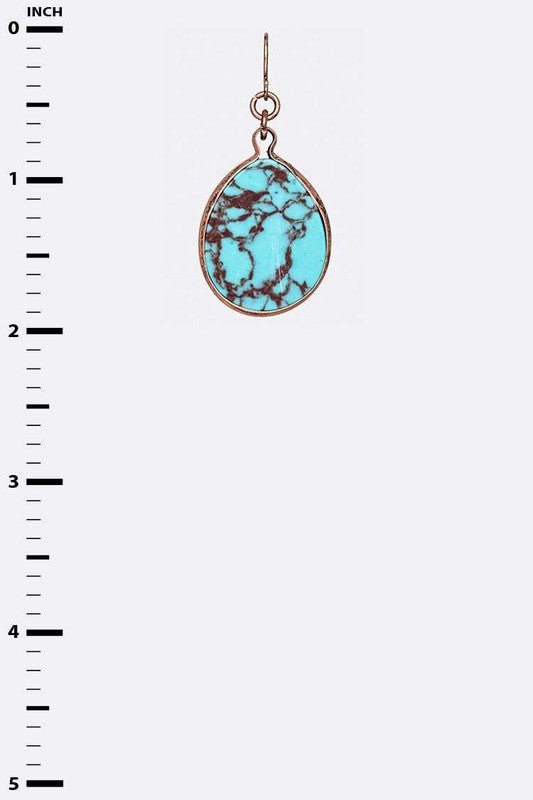 Stone Drop Earrings - Loving It Shop
