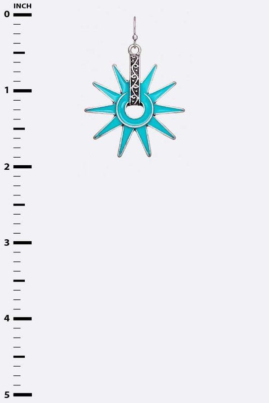Enamel Sun Burst Iconic Earrings - Loving It Shop