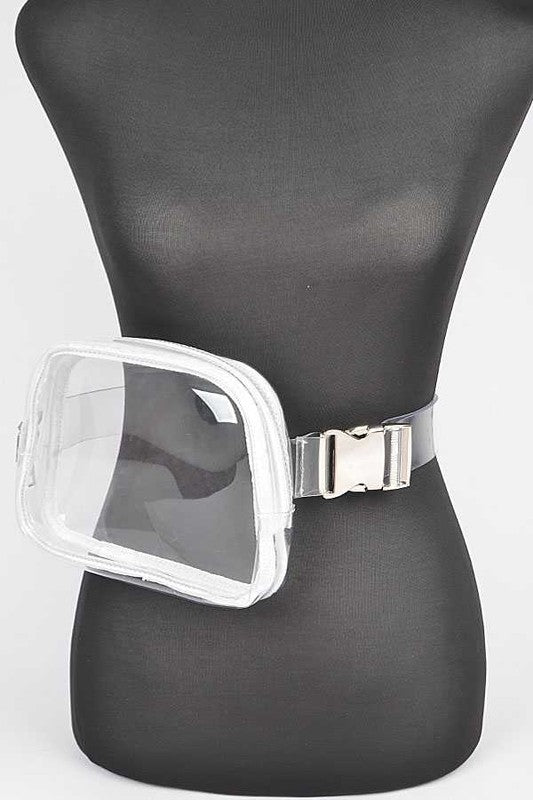 Convertible Transparent Clear Stadium Fanny Bag Stylish Accessory