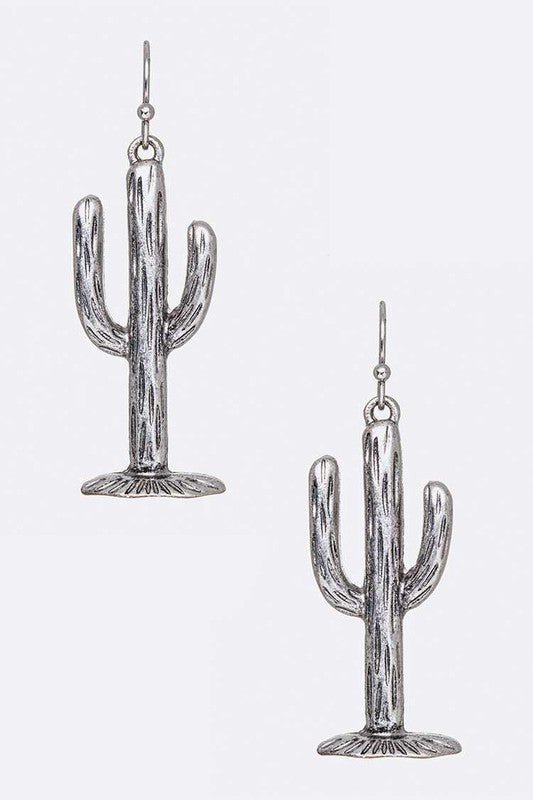 Cactus Earrings - Loving It Shop