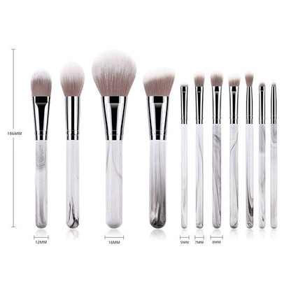 11-Piece Makeup Brush Set with Landscape Powder Brush