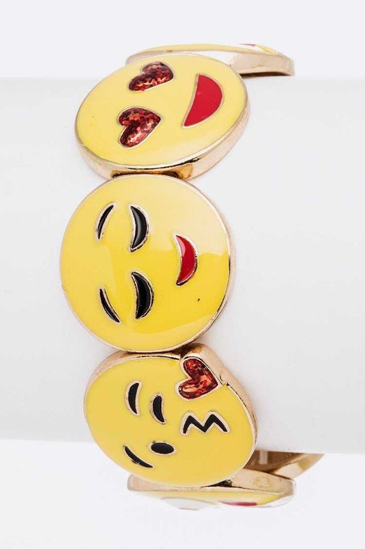 Emoji Stretch Bracelet - Loving It Shop