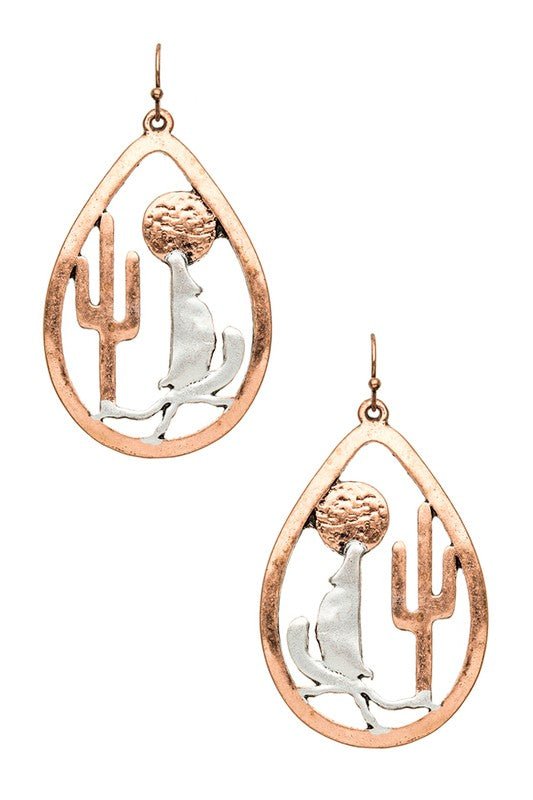 Dessert Theme Cactus Cutout Iconic Earrings - Loving It Shop