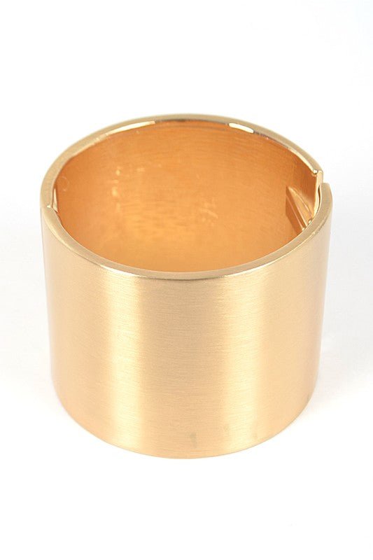 Satin Finished Iconic Statement Hinge Bangle - Loving It Shop