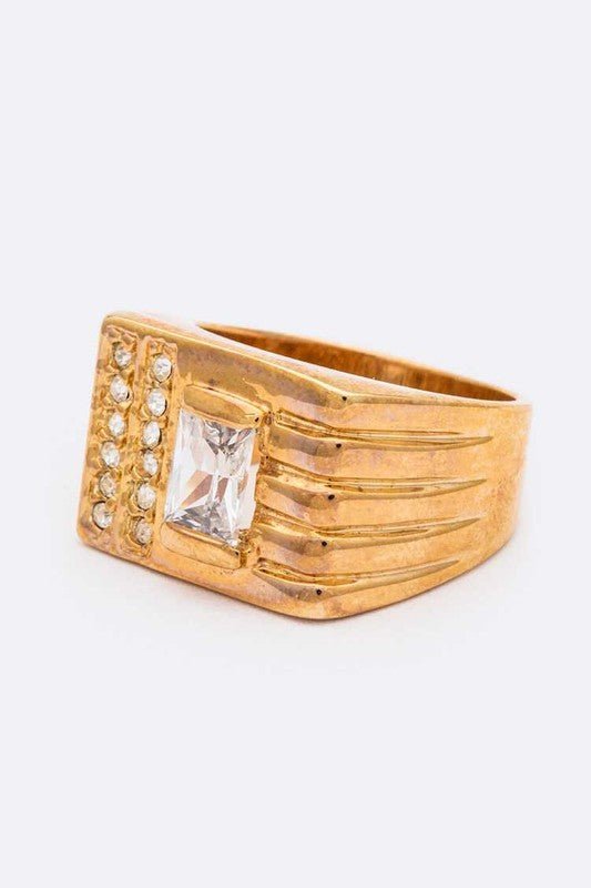Crystal Square Fashion Ring - Loving It Shop