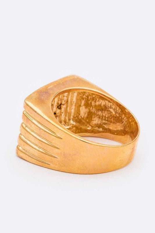 Crystal Square Fashion Ring - Loving It Shop