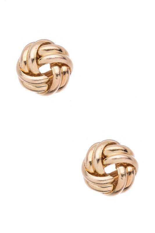 Love Knot Stud Earrings - Loving It Shop