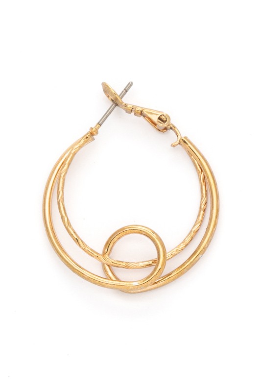 Double Wired Iconic Hoop Earrings