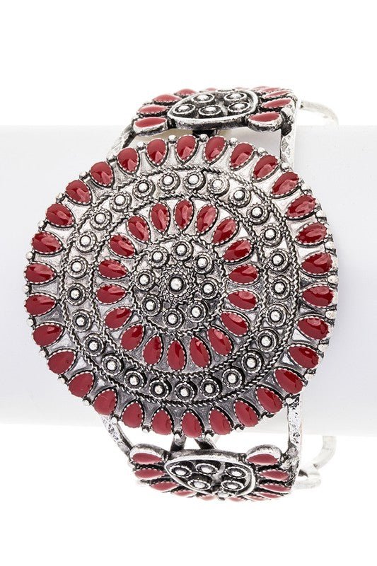 Western Designed Stone Cuff - Loving It Shop